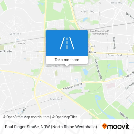 Paul-Finger-Straße map