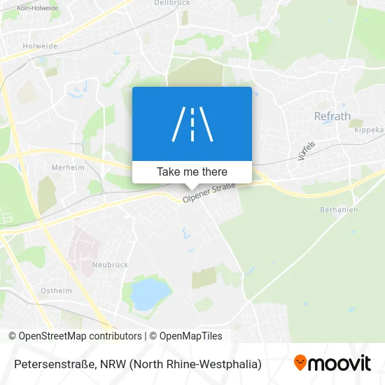 Карта Petersenstraße