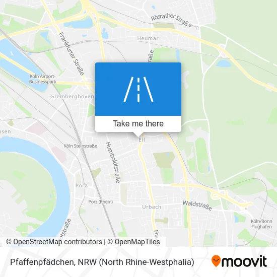 Pfaffenpfädchen map