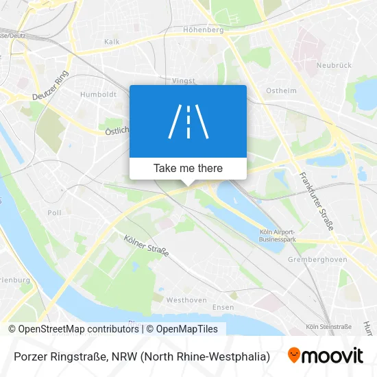 Карта Porzer Ringstraße