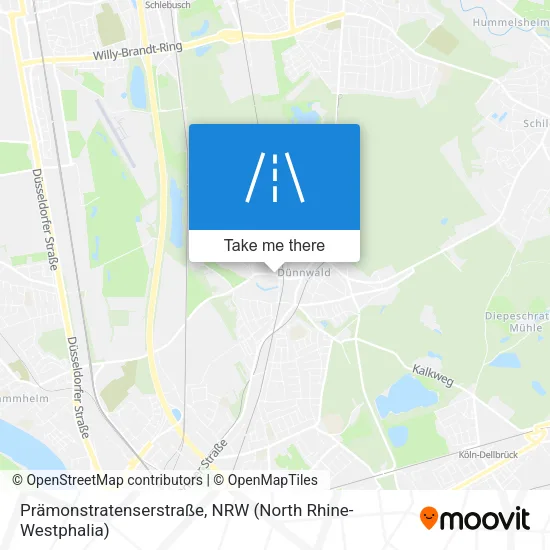 Карта Prämonstratenserstraße