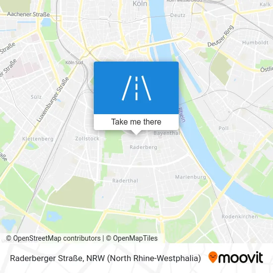 Raderberger Straße map