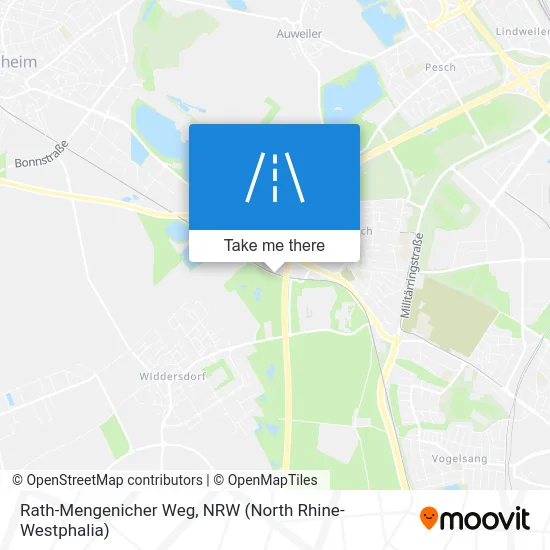 Rath-Mengenicher Weg map