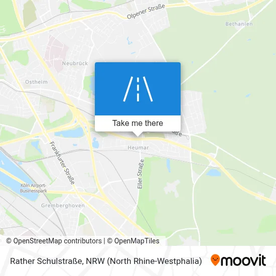 Rather Schulstraße map