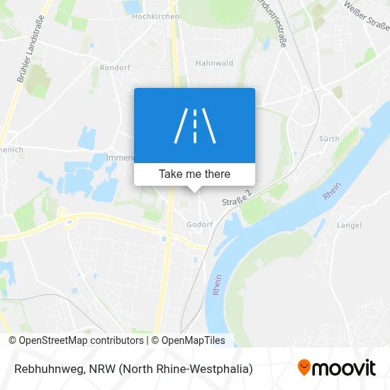 Rebhuhnweg map