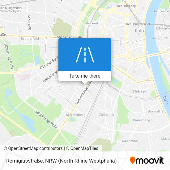 Карта Remigiusstraße