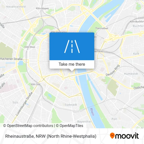 Rheinaustraße map