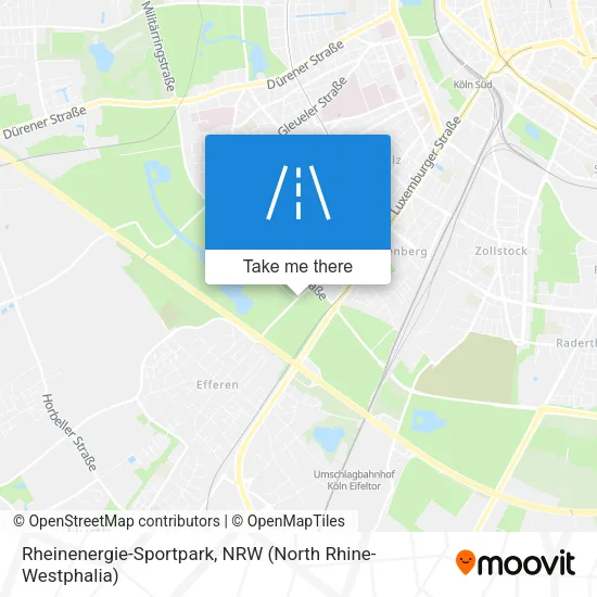 Rheinenergie-Sportpark map