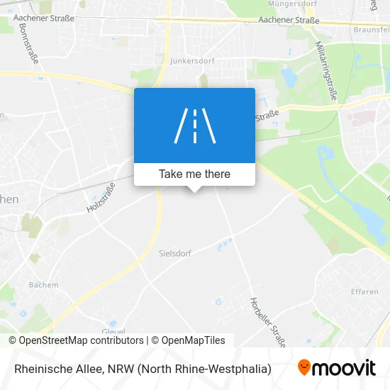 Rheinische Allee map