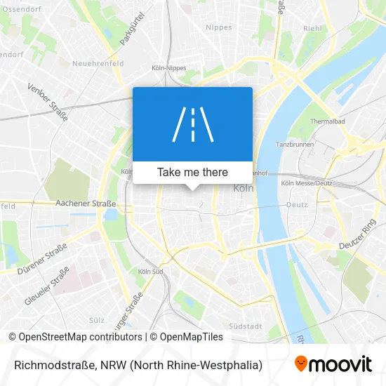Карта Richmodstraße