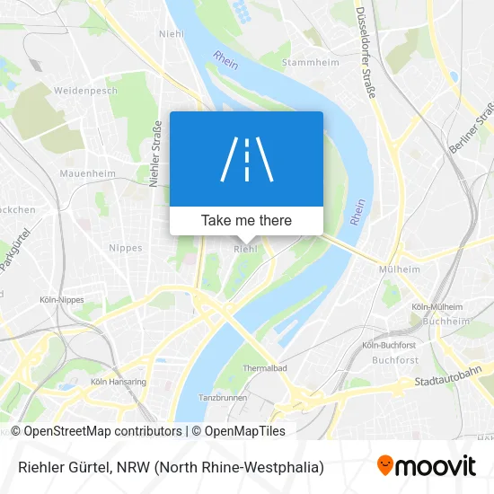 Riehler Gürtel map