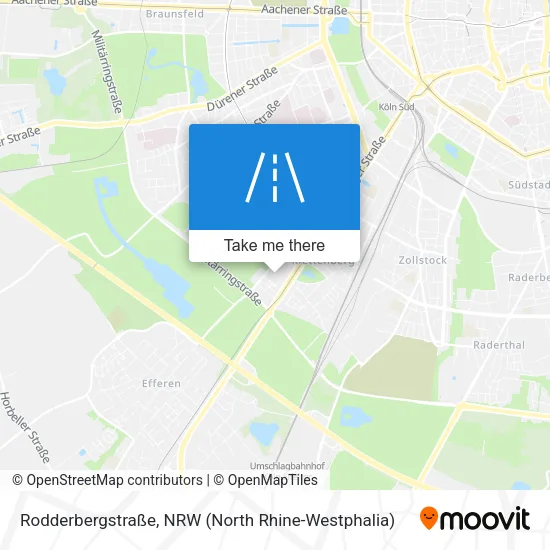 Rodderbergstraße map