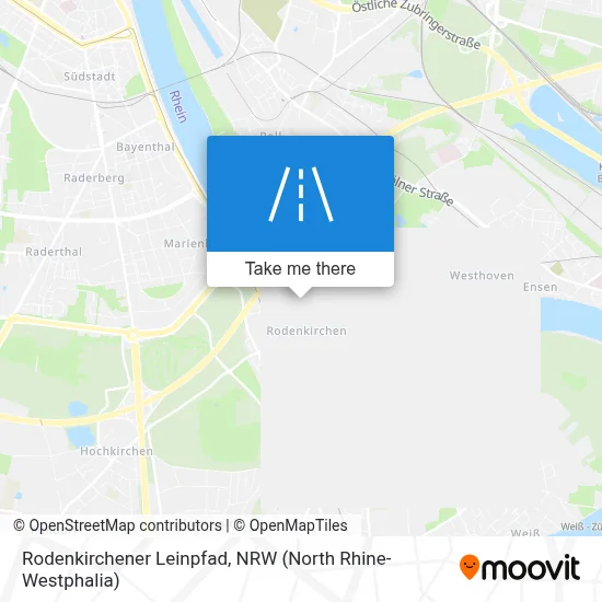Rodenkirchener Leinpfad map