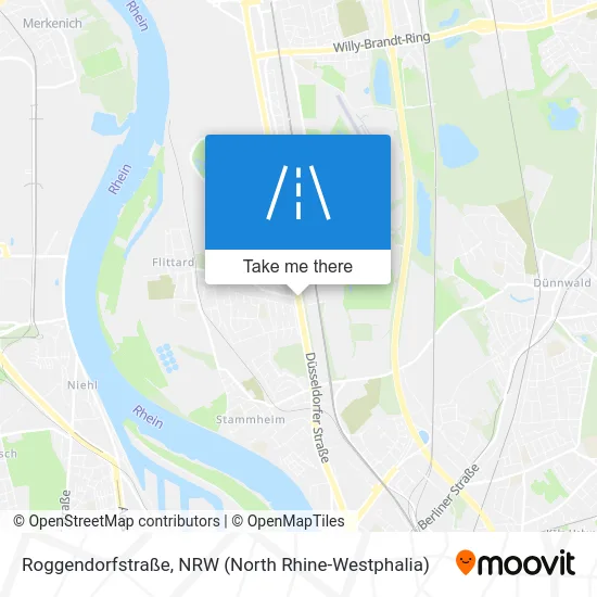 Roggendorfstraße map