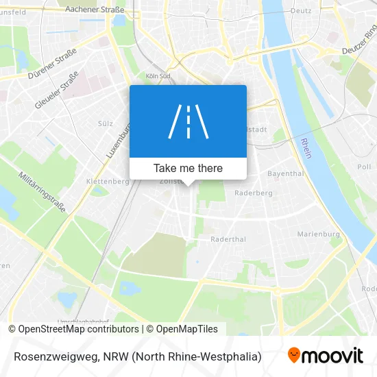 Rosenzweigweg map