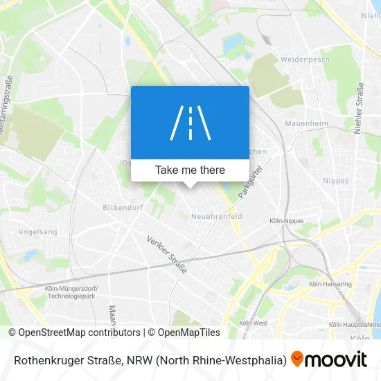 Карта Rothenkruger Straße