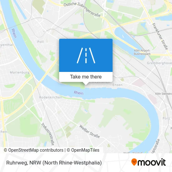 Ruhrweg map