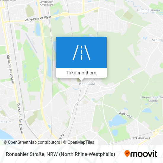 Rönsahler Straße map