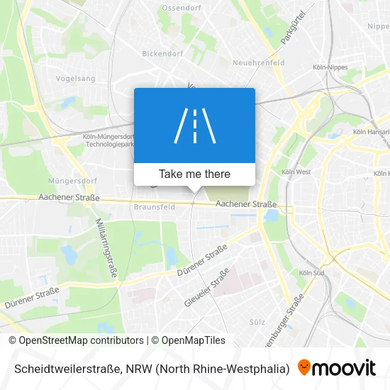 Карта Scheidtweilerstraße