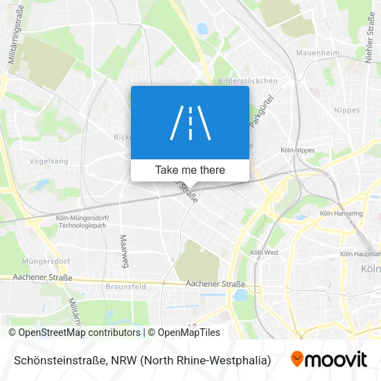 Карта Schönsteinstraße