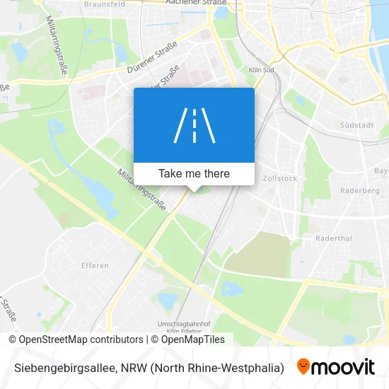 Карта Siebengebirgsallee