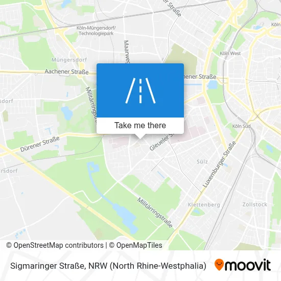 Sigmaringer Straße map