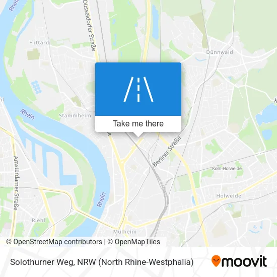 Карта Solothurner Weg