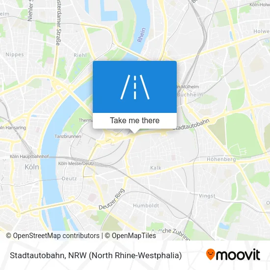 Карта Stadtautobahn