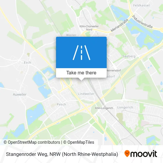 Stangenroder Weg map