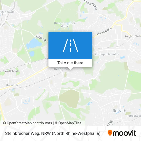 Steinbrecher Weg map