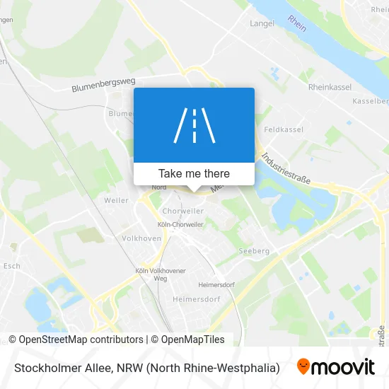 Stockholmer Allee map