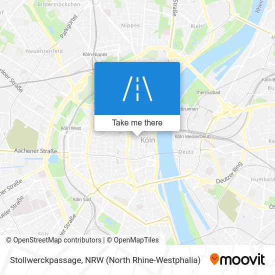 Stollwerckpassage map