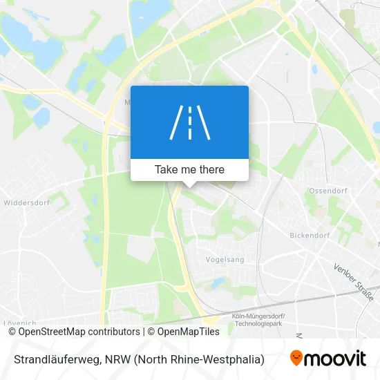 Карта Strandläuferweg