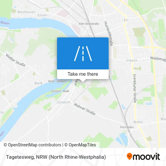 Tagetesweg map