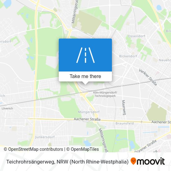 Teichrohrsängerweg map