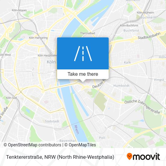 Tenktererstraße map