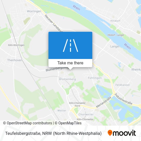 Teufelsbergstraße map