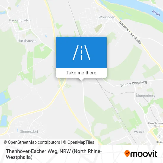 Карта Thenhover-Escher Weg