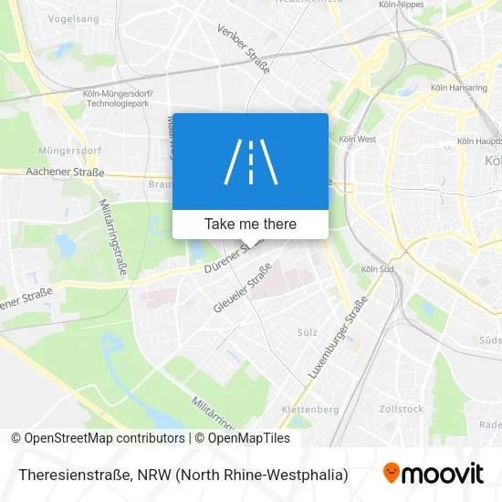 Theresienstraße map