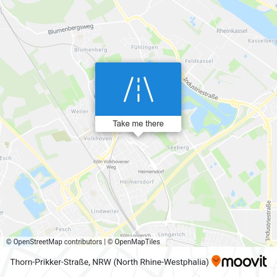 Thorn-Prikker-Straße map