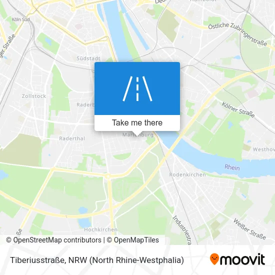 Tiberiusstraße map