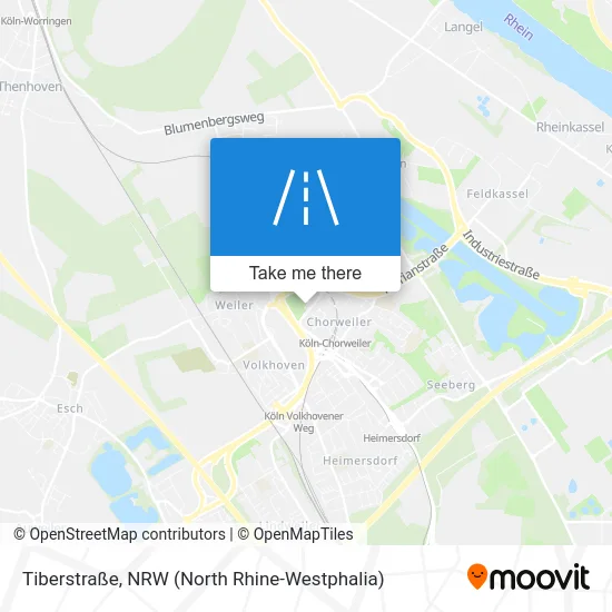 Tiberstraße map
