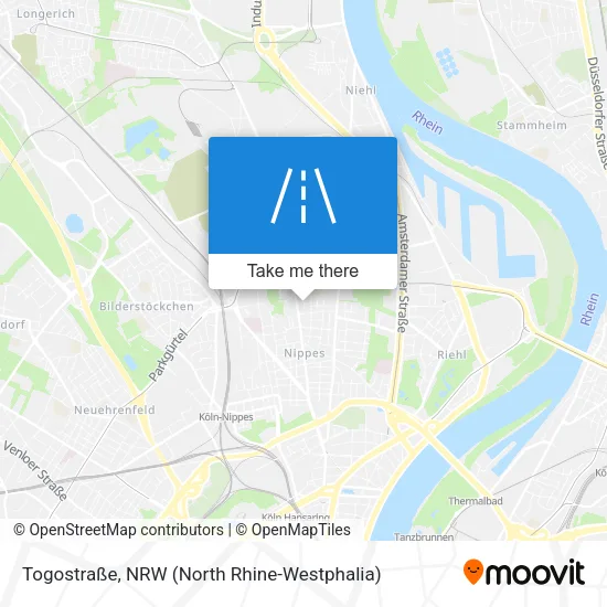 Карта Togostraße