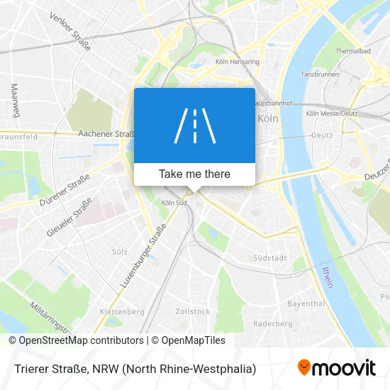 Карта Trierer Straße