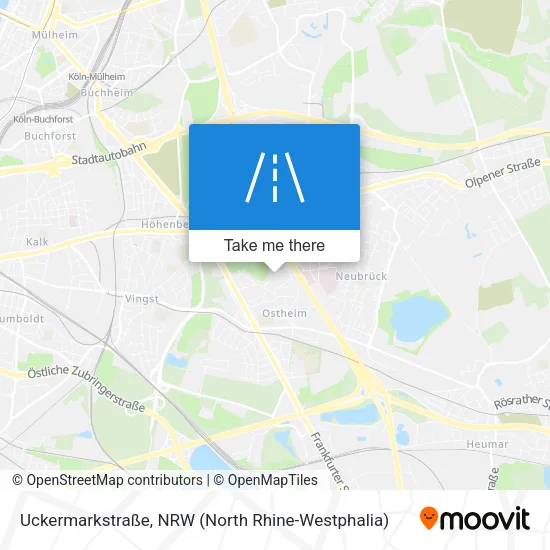 Карта Uckermarkstraße