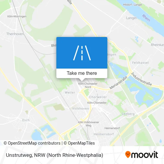 Карта Unstrutweg