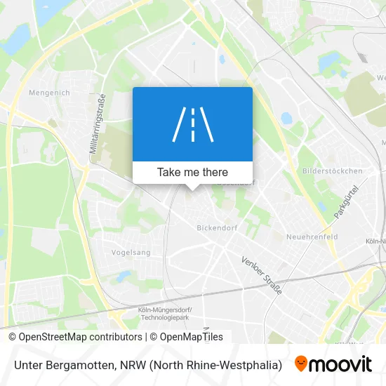 Карта Unter Bergamotten