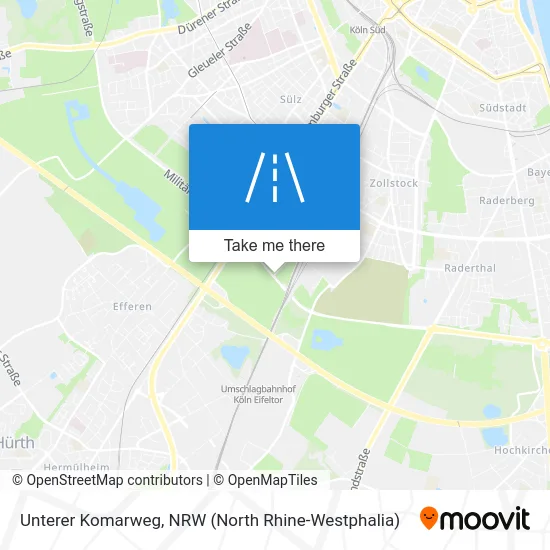 Unterer Komarweg map