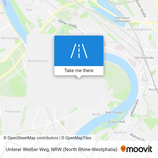 Unterer Weißer Weg map