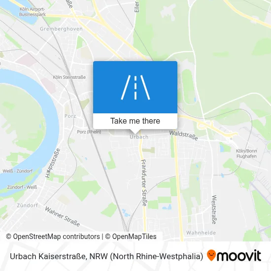 Urbach Kaiserstraße map